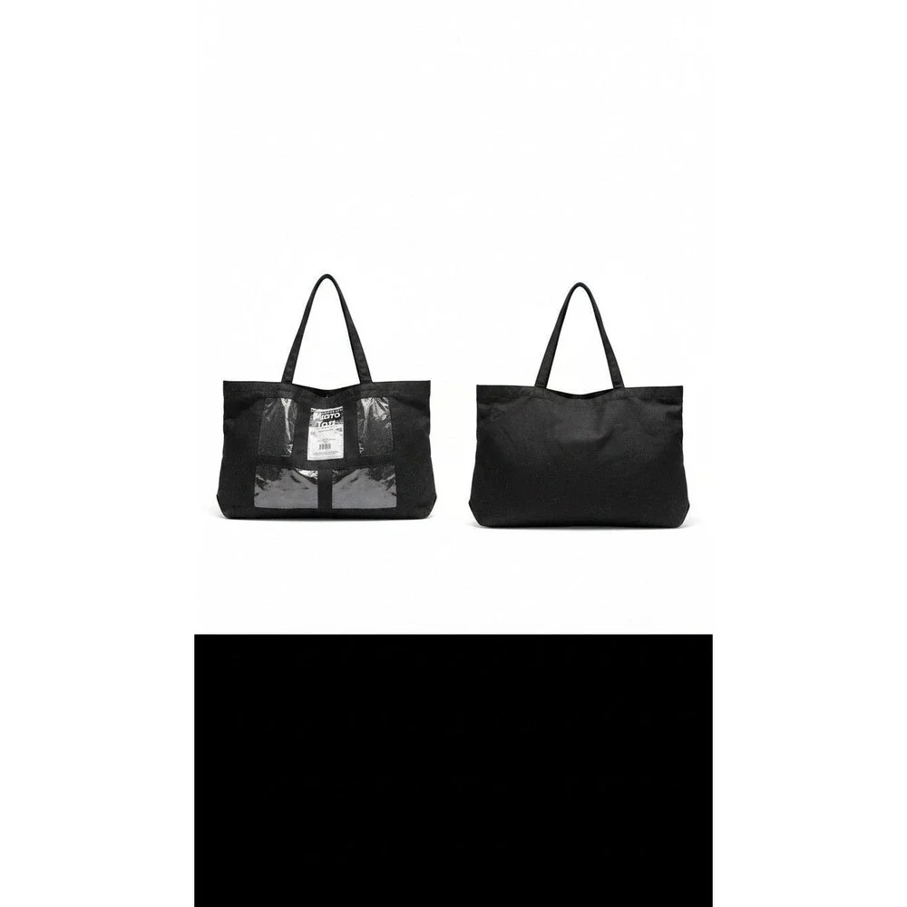 Darice Photo Tote Bag  5 Windows 12x19 Black.